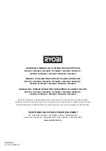 Предварительный просмотр 8 страницы Ryobi OP40201 Operator'S Manual