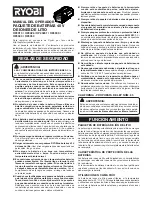 Preview for 5 page of Ryobi OP40261 Operator'S Manual