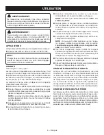 Предварительный просмотр 8 страницы Ryobi OP404 Operator'S Manual