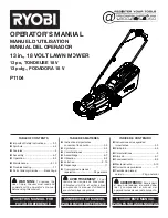 Ryobi P1104 Operator'S Manual preview