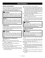 Предварительный просмотр 14 страницы Ryobi P1108 Operator'S Manual