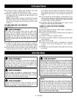 Preview for 23 page of Ryobi P1108 Operator'S Manual