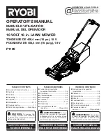 Предварительный просмотр 1 страницы Ryobi P1109 Operator'S Manual