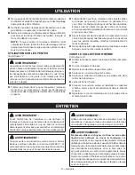 Предварительный просмотр 23 страницы Ryobi P1109 Operator'S Manual