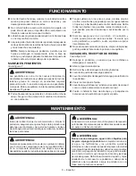 Предварительный просмотр 33 страницы Ryobi P1109 Operator'S Manual