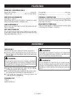 Preview for 5 page of Ryobi P112 Operator'S Manual