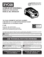 Ryobi P114B Operator'S Manual preview