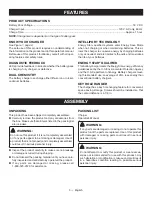 Предварительный просмотр 5 страницы Ryobi P114B Operator'S Manual