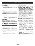 Preview for 6 page of Ryobi P115 Operator'S Manual