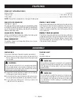 Preview for 5 page of Ryobi P116 Operator'S Manual