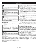Preview for 6 page of Ryobi P116 Operator'S Manual