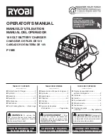 Ryobi P118B Operator'S Manual предпросмотр