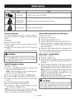 Предварительный просмотр 33 страницы Ryobi P118B Operator'S Manual