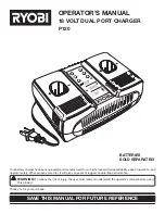 Ryobi P120 Operator'S Manual предпросмотр