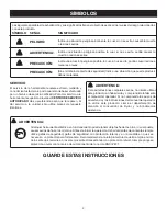 Preview for 4 page of Ryobi P130 (Spanish) Manual Del Operador