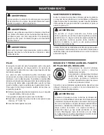 Предварительный просмотр 9 страницы Ryobi P130 (Spanish) Manual Del Operador