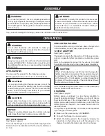 Preview for 4 page of Ryobi P131 Operator'S Manual