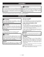 Preview for 4 page of Ryobi P135K1 Operator'S Manual