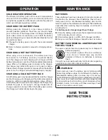 Preview for 2 page of Ryobi P190 Manual