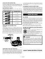 Preview for 2 page of Ryobi P191 Operator'S Manual
