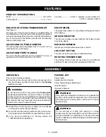 Preview for 7 page of Ryobi P20014 Operator'S Manual