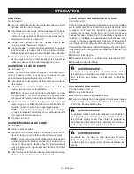 Предварительный просмотр 21 страницы Ryobi P20018 Operator'S Manual