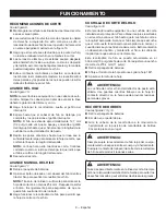 Предварительный просмотр 31 страницы Ryobi P20018 Operator'S Manual