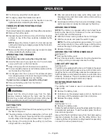 Preview for 10 page of Ryobi P2005 Operator'S Manual