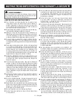 Предварительный просмотр 16 страницы Ryobi P2006 Operator'S Manual