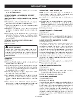 Предварительный просмотр 22 страницы Ryobi P2006 Operator'S Manual