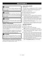 Preview for 12 page of Ryobi P2006A Operator'S Manual