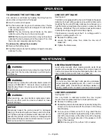 Preview for 10 page of Ryobi P2009 Operator'S Manual