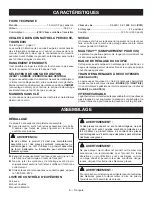 Предварительный просмотр 15 страницы Ryobi P202 Operator'S Manual