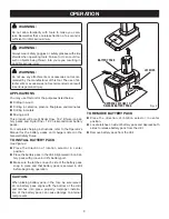 Предварительный просмотр 9 страницы Ryobi P206 Operator'S Manual