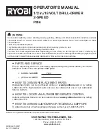 Preview for 16 page of Ryobi P206 Operator'S Manual