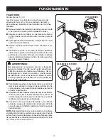 Preview for 45 page of Ryobi P206 Operator'S Manual