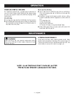 Preview for 7 page of Ryobi P209D Operator'S Manual