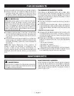 Предварительный просмотр 19 страницы Ryobi P209D Operator'S Manual