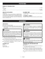 Предварительный просмотр 7 страницы Ryobi P2105 Operator'S Manual