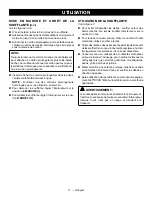 Preview for 24 page of Ryobi P2107 Operator'S Manual