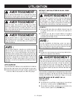 Preview for 18 page of Ryobi P2109A Operator'S Manual