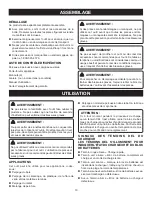 Preview for 10 page of Ryobi P212 (French) Manuel D'Utilisation