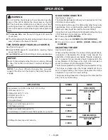 Preview for 7 page of Ryobi P213 Operator'S Manual