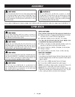 Preview for 5 page of Ryobi P222 Operator'S Manual