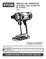 Предварительный просмотр 1 страницы Ryobi P230 (Spanish) Manual Del Operador