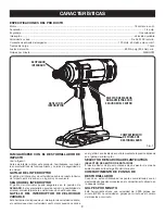 Предварительный просмотр 8 страницы Ryobi P230 (Spanish) Manual Del Operador