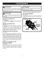 Предварительный просмотр 12 страницы Ryobi P230 (Spanish) Manual Del Operador