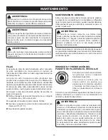 Предварительный просмотр 14 страницы Ryobi P230 (Spanish) Manual Del Operador