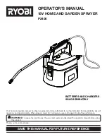 Preview for 1 page of Ryobi P2400 Operator'S Manual