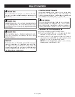 Предварительный просмотр 11 страницы Ryobi P2402 Operator'S Manual